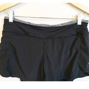 lululemon athletica black shorts w liner 6
